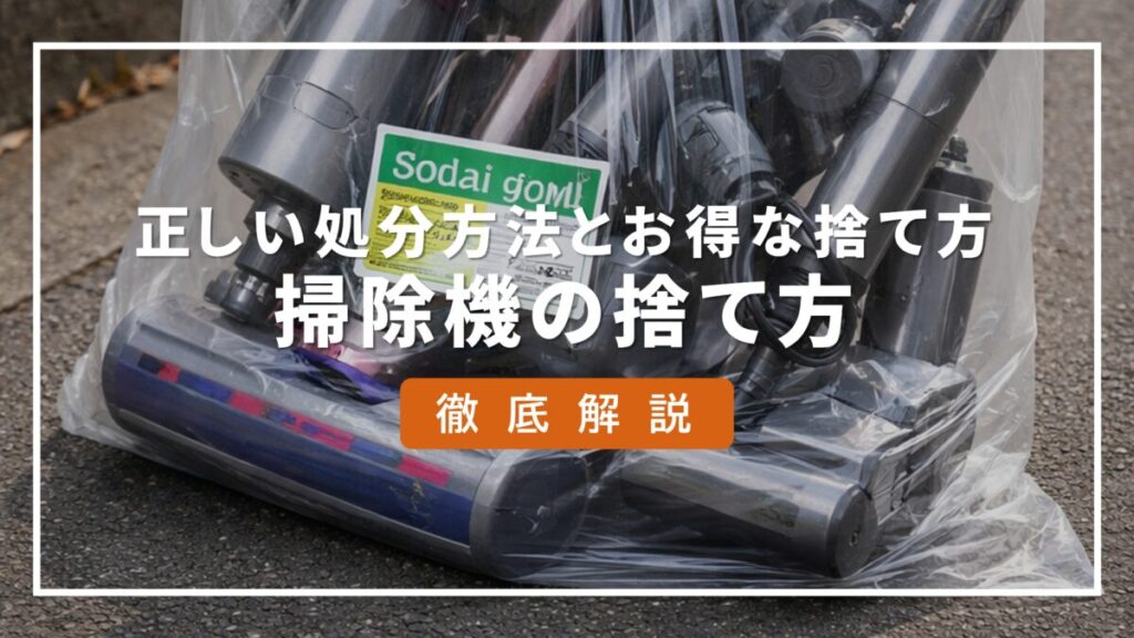 掃除機 捨て方