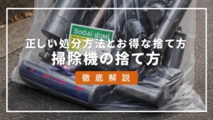 掃除機 捨て方