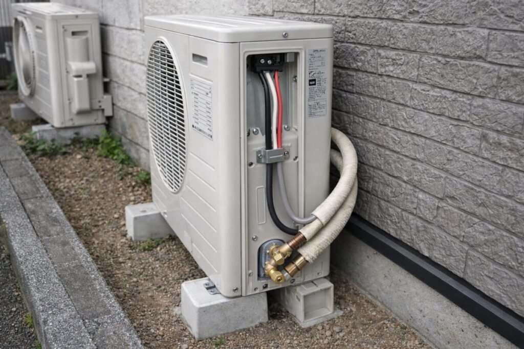 エアコン リセットボタン