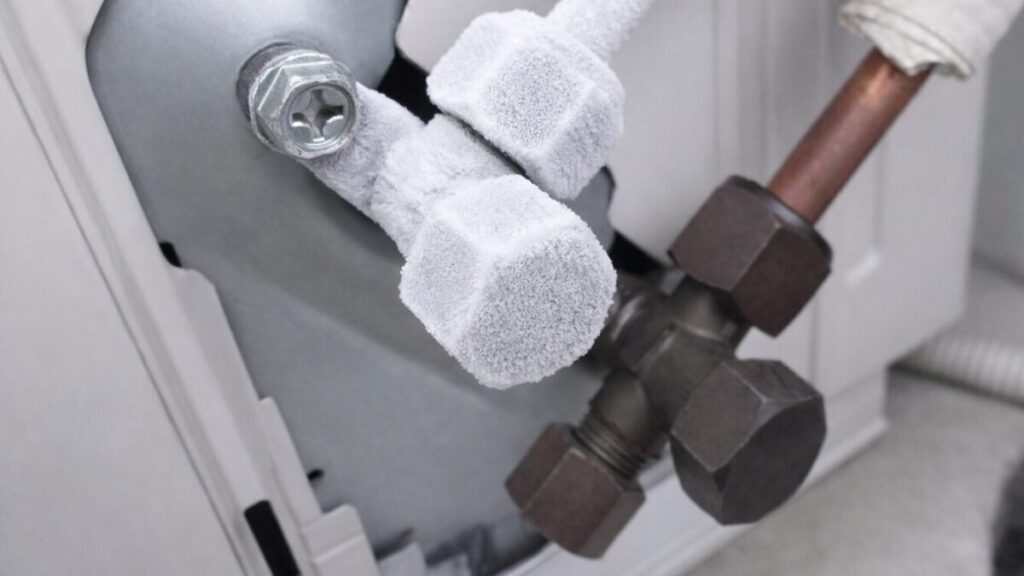 エアコン 室外機の下から水 冷房