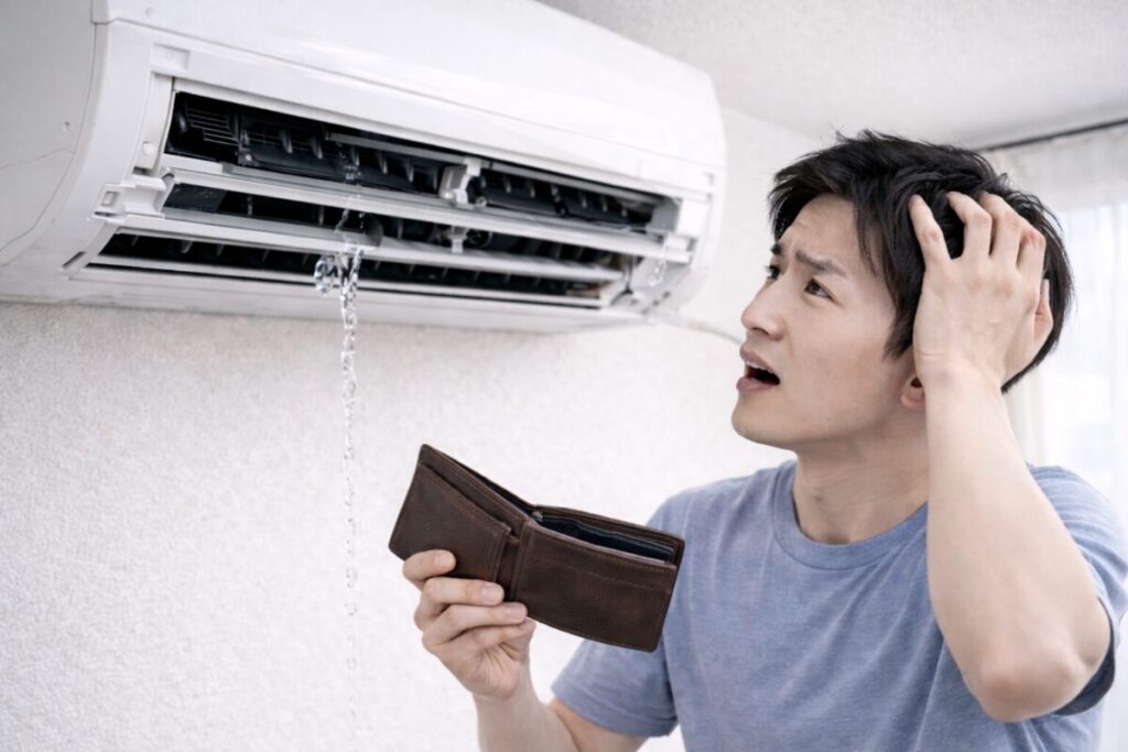 エアコン水漏れ 賃貸 費用