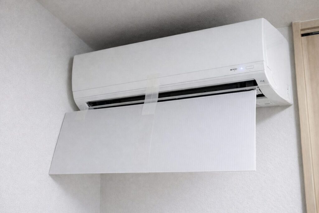 100均グッズで作るエアコン風よけ