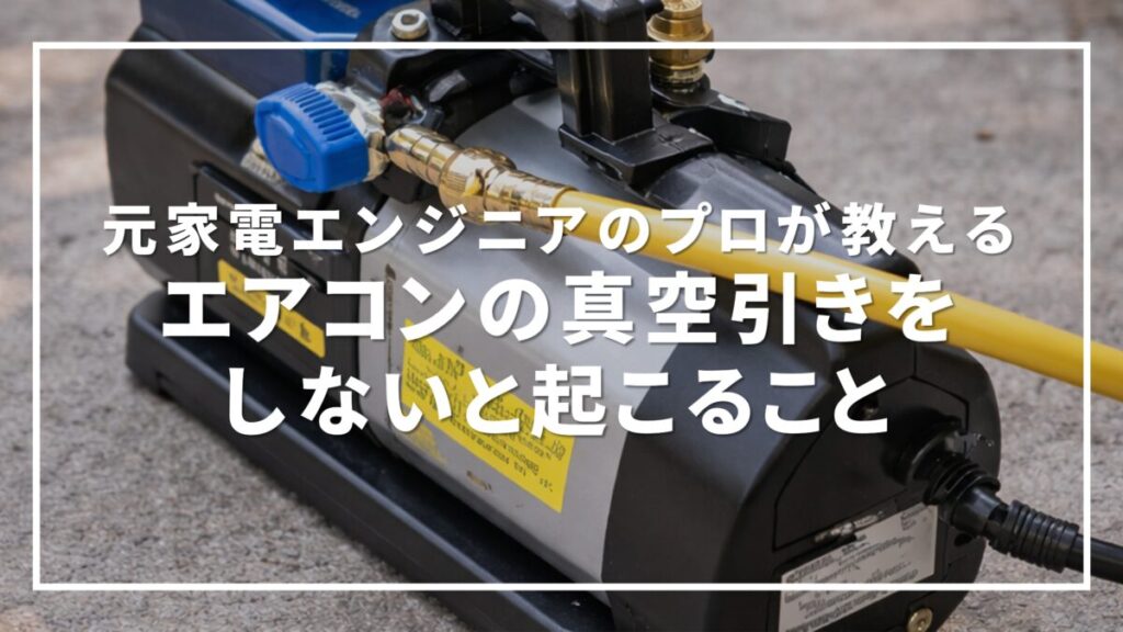 エアコン 真空引き しない 業者