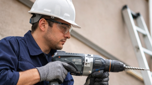 エアコン工事費 穴あけ