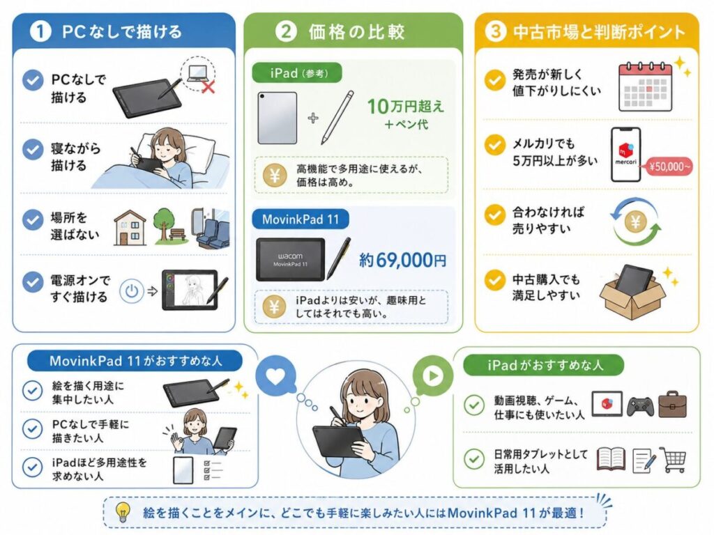 ワコム MovinkPad 11を選んだ理由