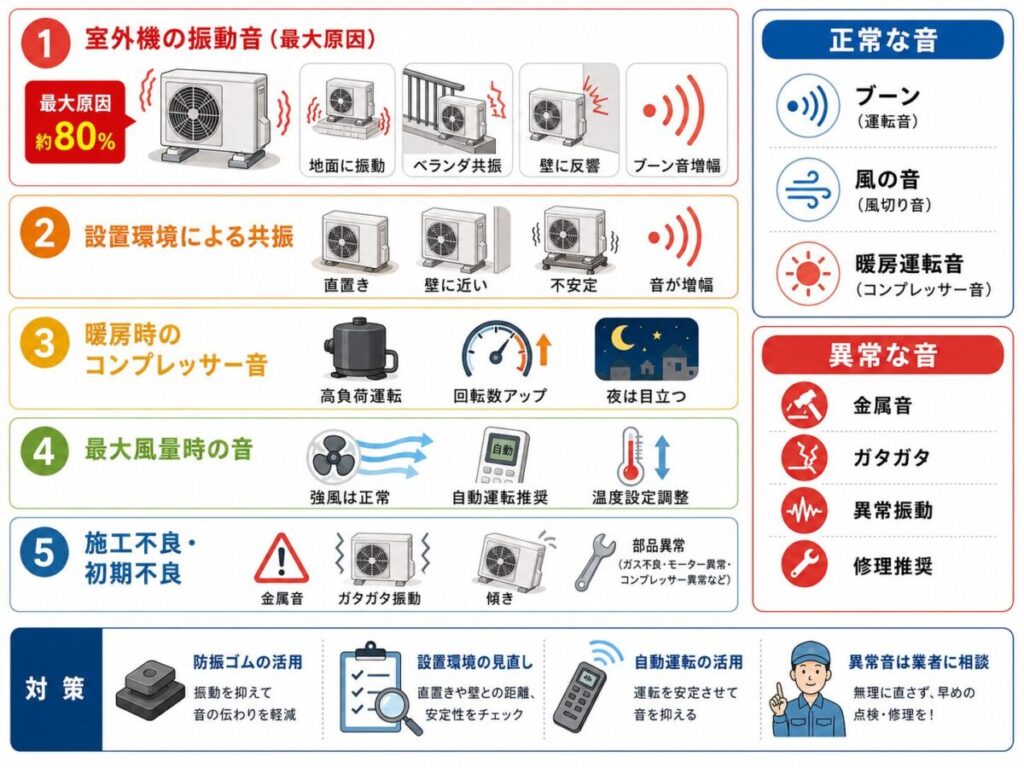 ハイアール huuがうるさい原因5つ