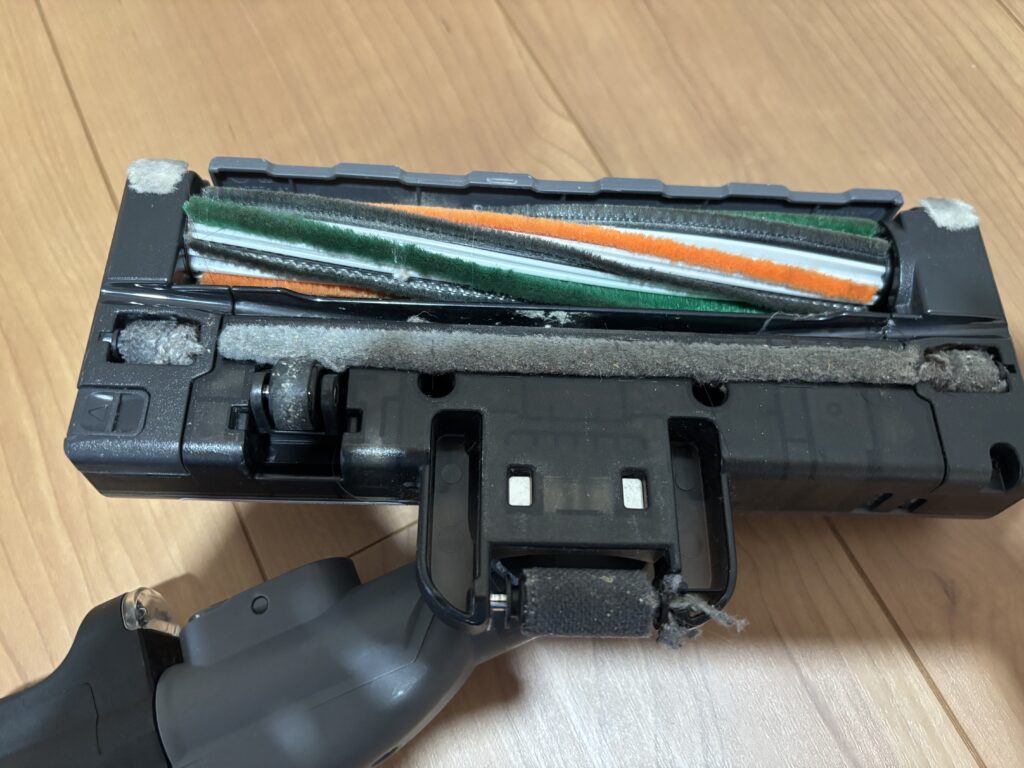 ブラシに髪の毛が絡まないのは本当だった