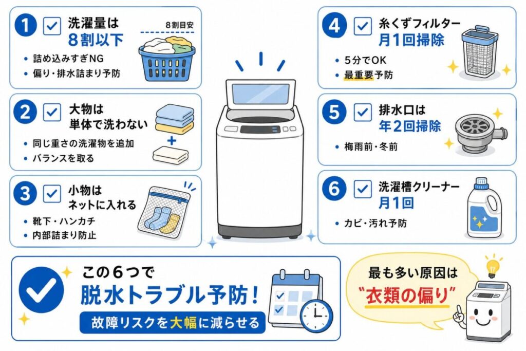 脱水トラブルを繰り返さない予防策